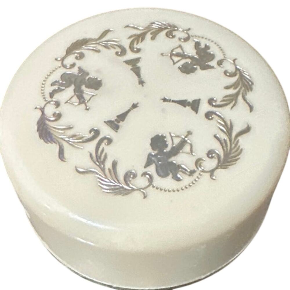 Vintage Mary Chess Dusting Powder container Large 8 Oz Tapestry Fragrance